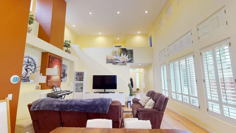San Jose CA High Ceiling Home Before